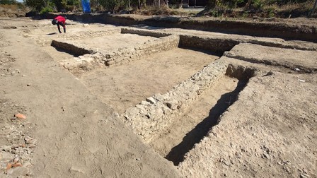 Orașul roman descoperit de arheologi la Alba Iulia. Sursa foto: Dorin Țimonea