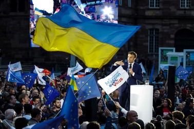 Emmanuel Macron la Strasbourg | FOTO: EPA
