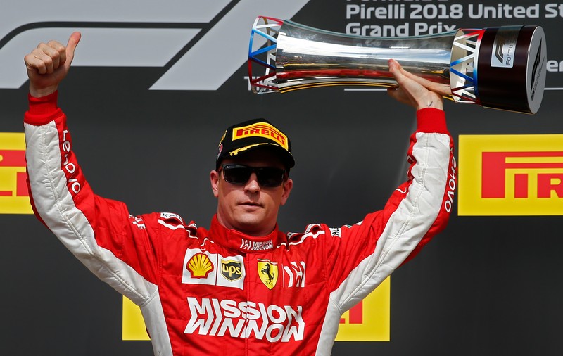 Kimi Raikkonen a câștigat Marele Premiu de Formula 1 al SUA. Hamilton mai are de așteptat până să fie campion matematic