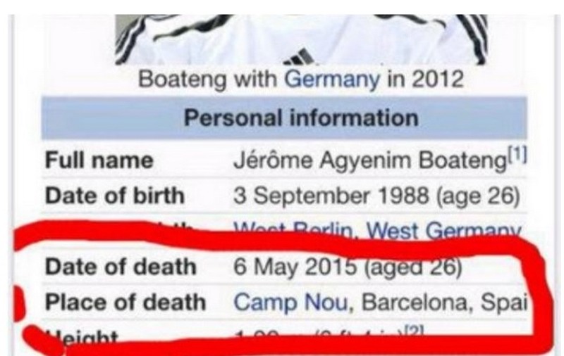 Data ”morții” lui Boateng, 6 mai 2015. Locul ”decesului”... Camp Nou