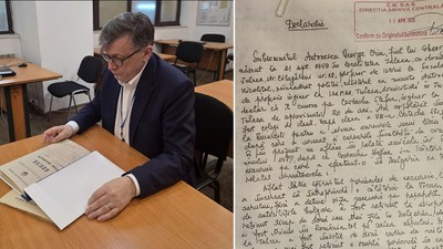 Crin Antonescu a citit declarația de la Securitate din 1988