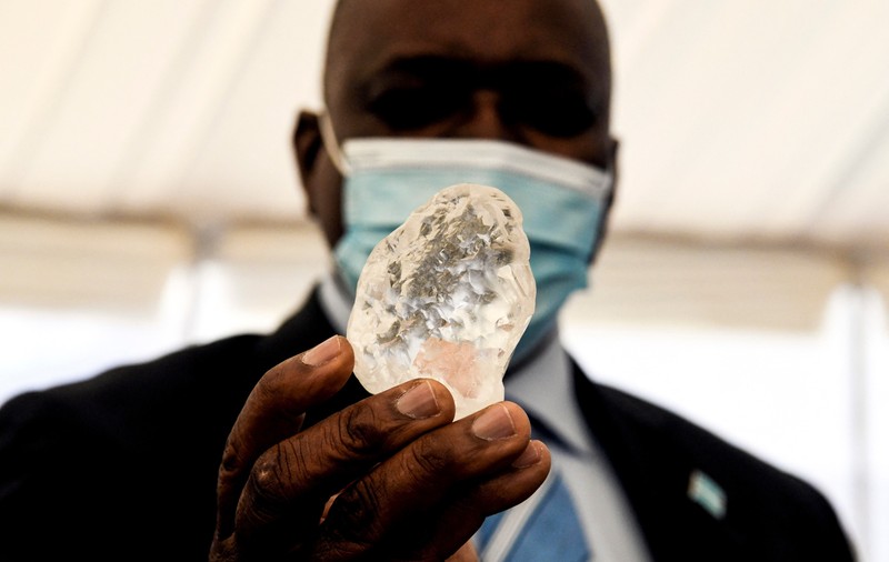 Diamant de peste 1.000 de carate descoperit în Botswana. Este al treilea cel mai mare din lume