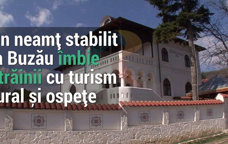 VIDEO / Un neamț stabilit la Buzău îmbie străinii în România cu turism rural și ospețe boierești