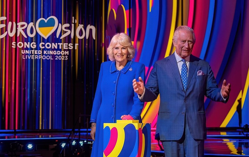 Regele Charles a inaugurat scena Eurovision 2023 de la Liverpool: „Voi urmări concursul și voi face galerie”