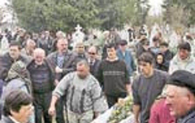 Bunica lui Catalin Maruta  a fost ingropata ieri