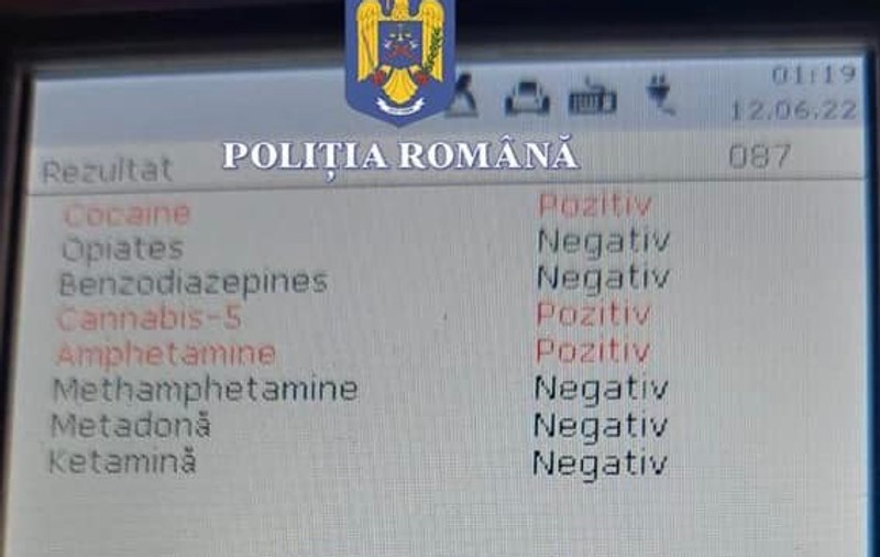 Ce le-a spus polițiștilor un șofer prins pozitiv la trei tipuri de droguri: „Am mâncat o salată cu oţet”