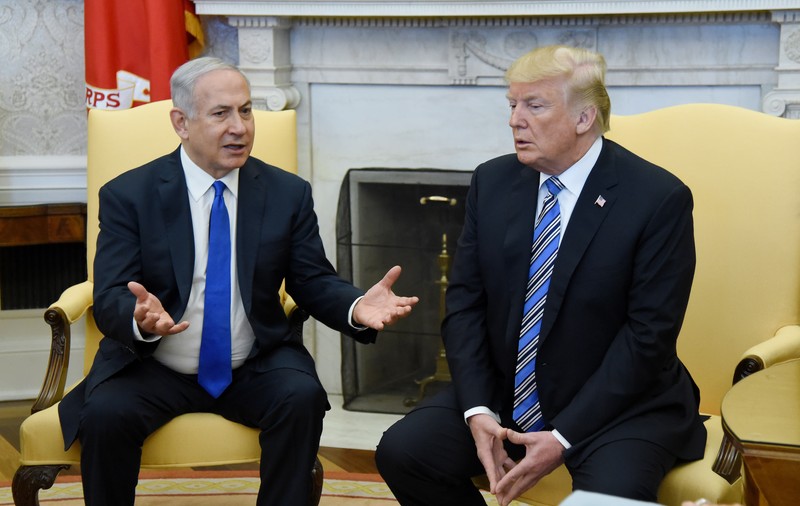 Trump i-a spus lui Netanyahu că s-ar putea să participe la inaugurarea ambasadei SUA la Ierusalim