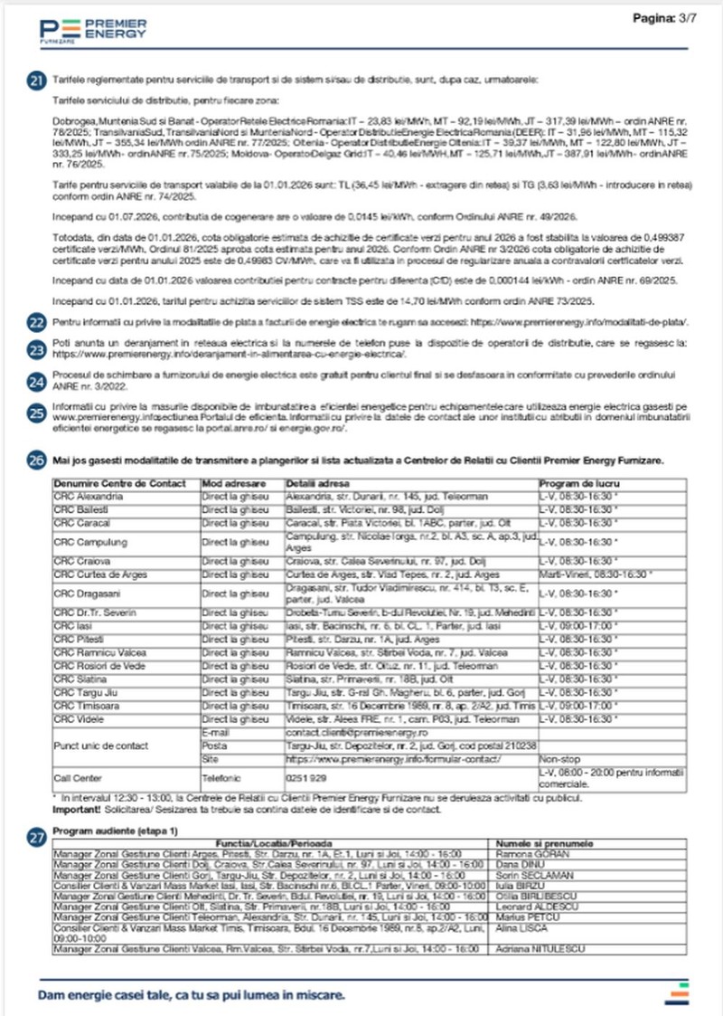 Factura Premier Energy, pagina 3