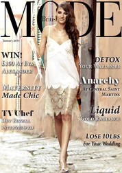 Cătălina Miriță, pe coperta revistei britanice British Mode