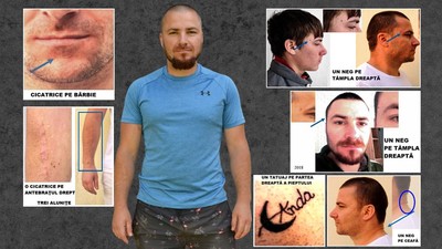Poliţia Română l-a căutat pe Gânj mai tânăr, mai târziu şi cu 10 cm mai înalt. Ministerul de Interne evită să spună dacă recompensa de 5.000 de euro mai e valabilă