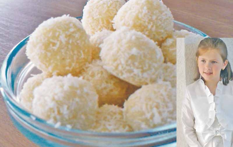 Bomboane cu nucă de cocos