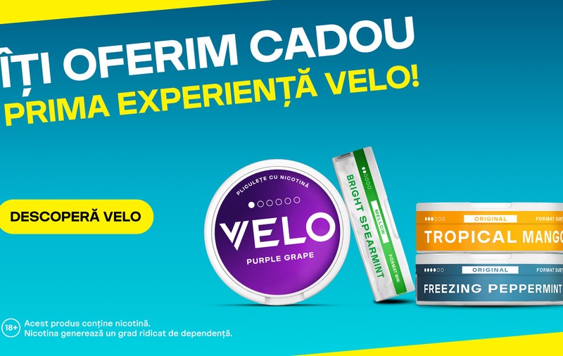 Vrei să încerci o alternativă fără fum? Descoperă VELO și testează-l gratuit