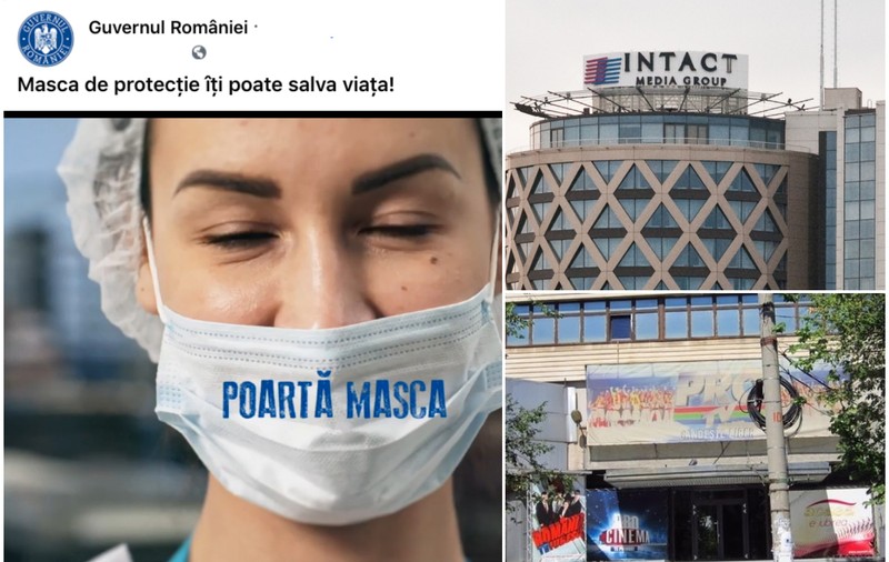 Pagina de Media: PRO TV și Intact, marii câștigători ai banilor dați de Guvern pentru televiziuni în 2020. Le revin 9 din cele 15 milioane de euro din campanie