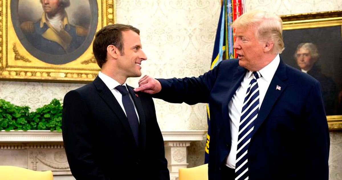 Trump și Macron au vorbit la telefon despre Iran