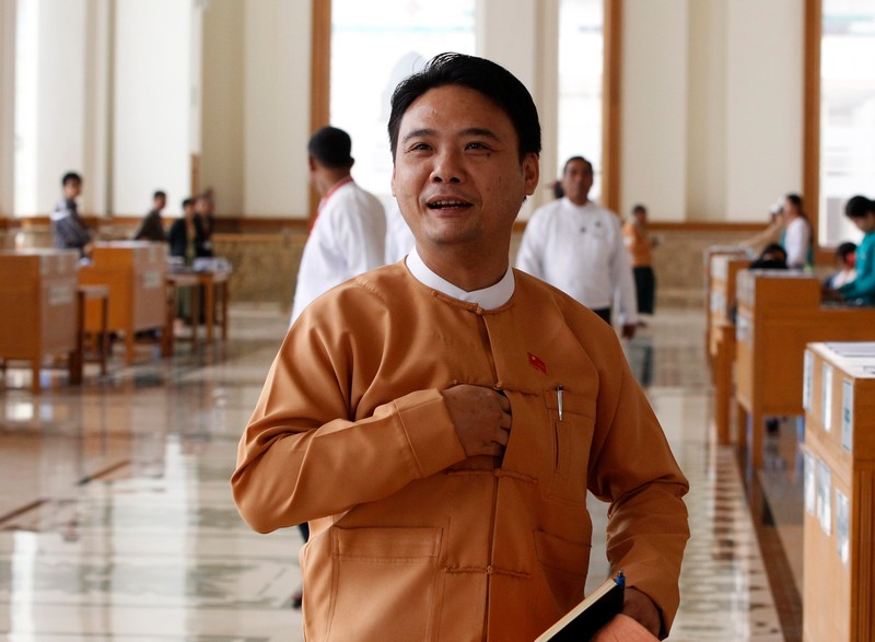 Phyo Zeya Thaw, fost deputat al partidului Liga Naţională pentru Democraţie condus de Aung San Suu Kyi. Foto: Epa