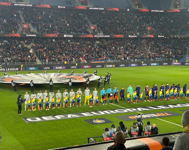 FC Basel - FCSB 3-1, în Europa League. Golazo Olaru, norocosul Shakiri a reușit „dubla”, Ibrahim Salah a închis meciul