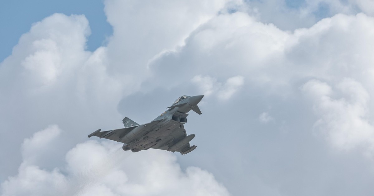 Avion militar Eurofighter Typhoon Foto: Profimedia