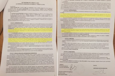 Actul adițional la contracul ministrului Victor Costache cu Clinica Polisano