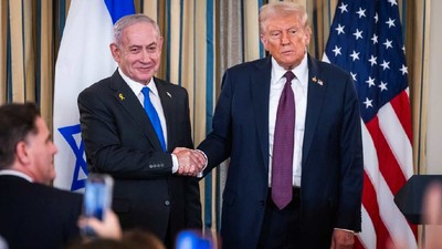 Donald Trump si Benjamin Netanyahu