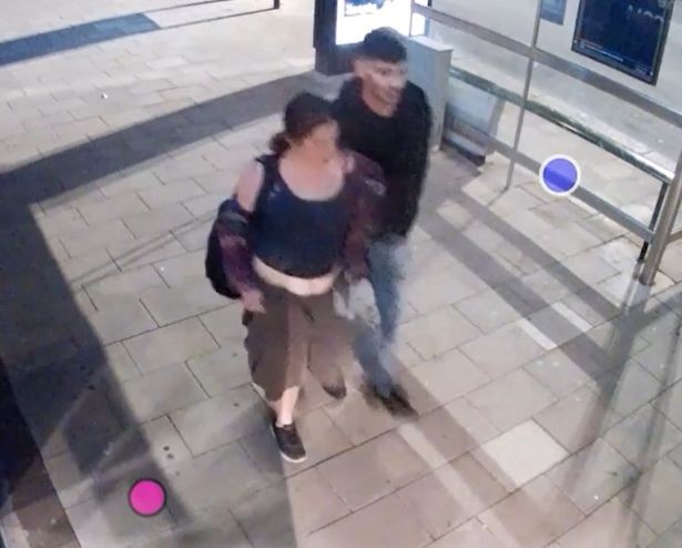 Criminalul și victima lui. Foto: Captură video cameră de supraveghere