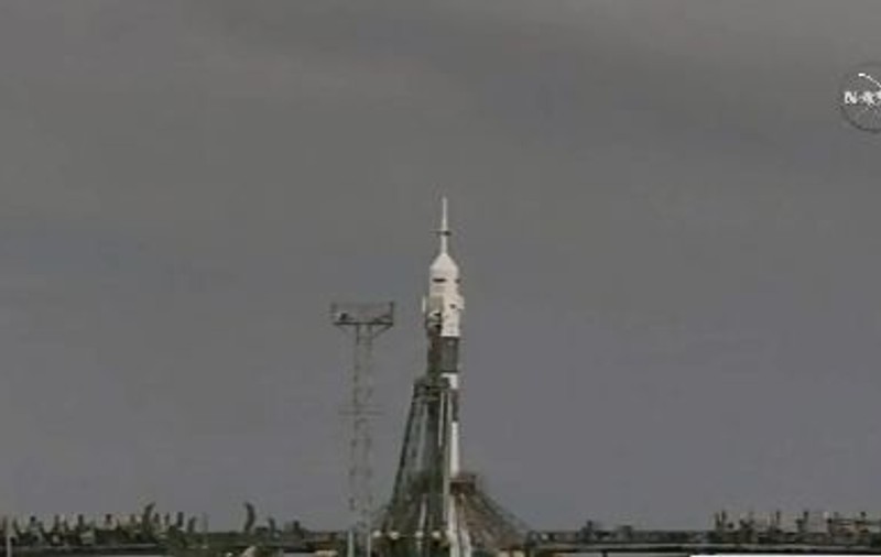 VIDEO | Lansarea unei rachete spațiale Soyuz, transmisa in direct de NASA.  Racheta poartă un echipaj internațional către Stația Spațială Internațională