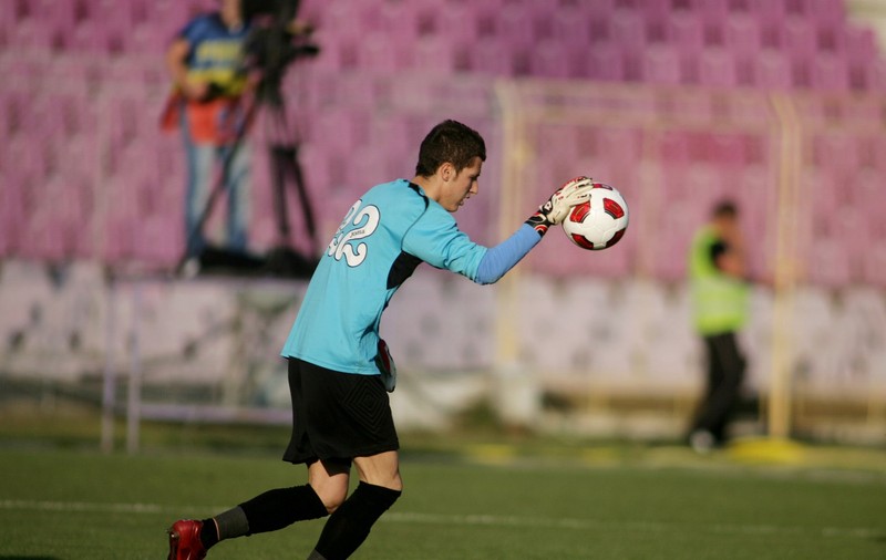 Dragoş Balauru, portarul care i-a apărat un penalty lui Zicu, e rapidist, dar s-a antrenat cu Steaua