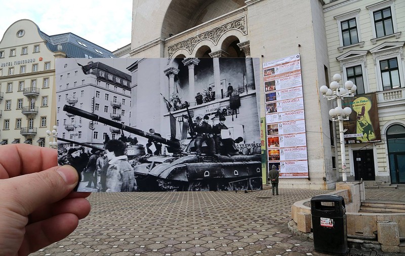 GALERIE FOTO/ Timişoara, la 29 de ani după Revoluţie. Cum arată azi locurile unde, în 1989, s-a murit pentru libertate