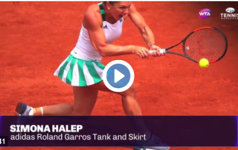 Simona Halep e sexy! Voteaz-o la titlul de cel mai bine îmbrăcată sportivă de la Roland Garros! VIDEO