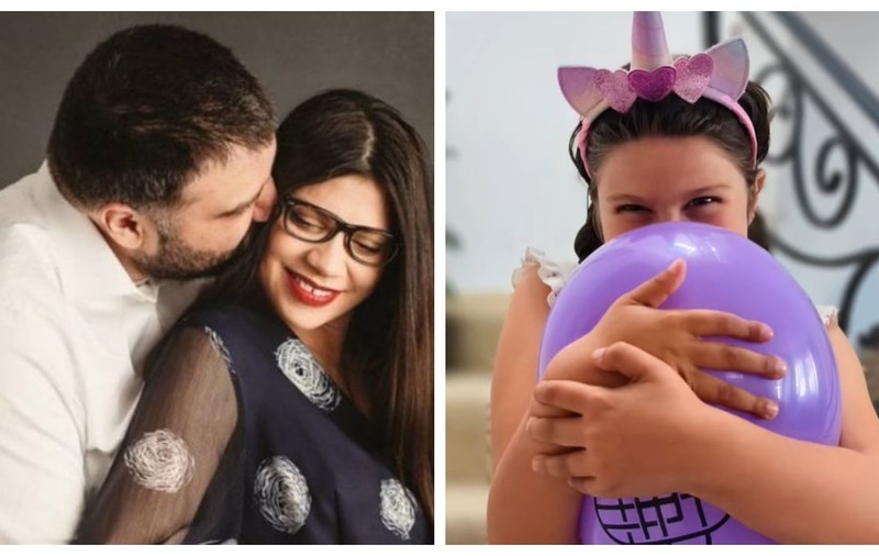 Cum au apărut Grasu XXL și Laura Andreșan de ziua fiicei lor, Maria, care a împlinit 7 ani. Cei doi s-au despărțit în 2020
