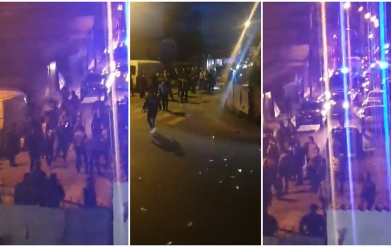 Nouă persoane au fost reținute, în urma scandalului din cartierul Rahova. Polițiștii au tras focuri de armă în timpul intervenției
