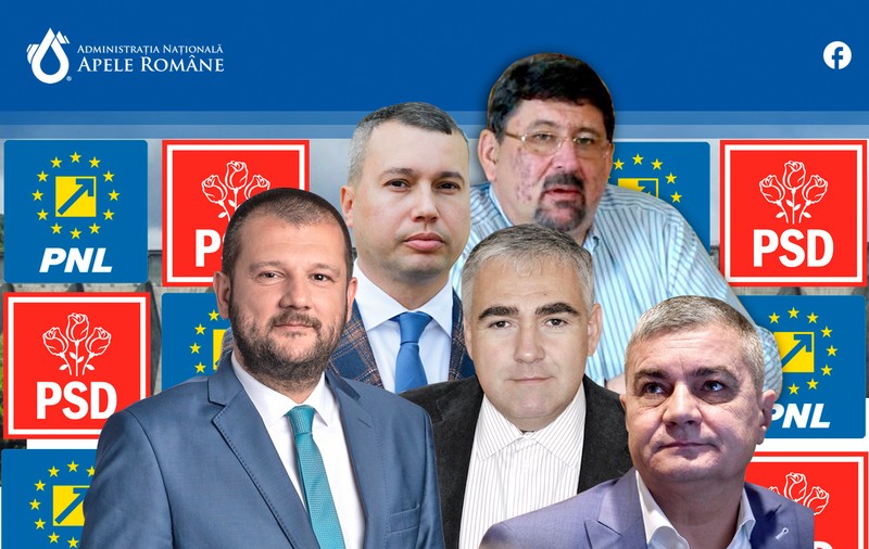 Apele Române, radiografia unei instituții în care PNL și PSD și-au numit alternativ oameni fără competențe în domeniu