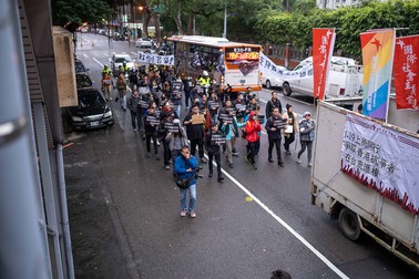Protestatarii au mărșăluit pe străzile din Taipei. Foto: Profimedia