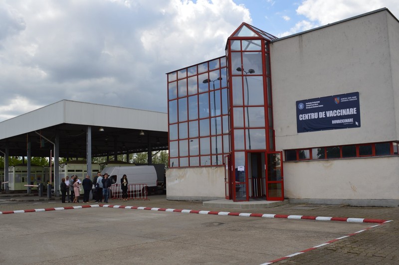 Centrul de vaccinare din Vama Petea | Foto: Facebook CJ Satu Mare