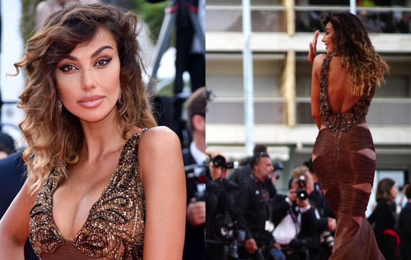 Mădălina Ghenea, într-o rochie foarte decoltată și decupată la ceremonia de închidere a festivalului de la Cannes 2022
