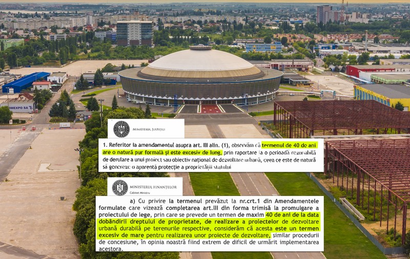 DOCUMENTE. Ministerul Finanțelor a recomandat licitație la Romexpo, senatorii vor cu dedicație către proiectul lui Iulian Dascălu!