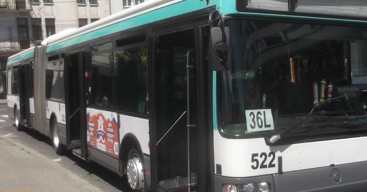 autobuz in statie Cluj