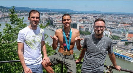 Team Popovici: Dragoș Luscan, David și Adrian Rădulescu. Raed Krishan (foto)&nbsp;