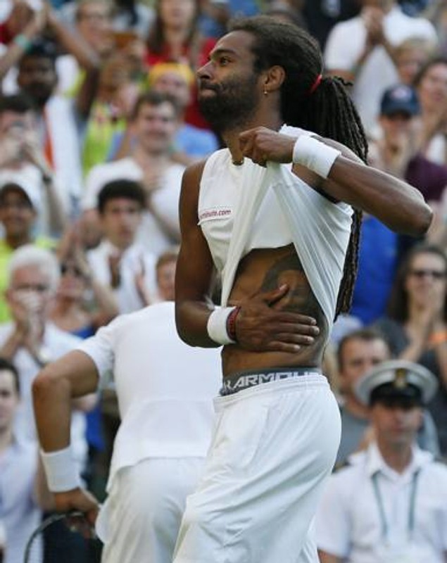 Dustin Brown - dedicație specială, după ce l-a eliminat pe Rafa Nadal / GALERIE FOTO