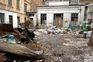 Curtea interioară a Hotelului Concordia / Agerpres, 2009