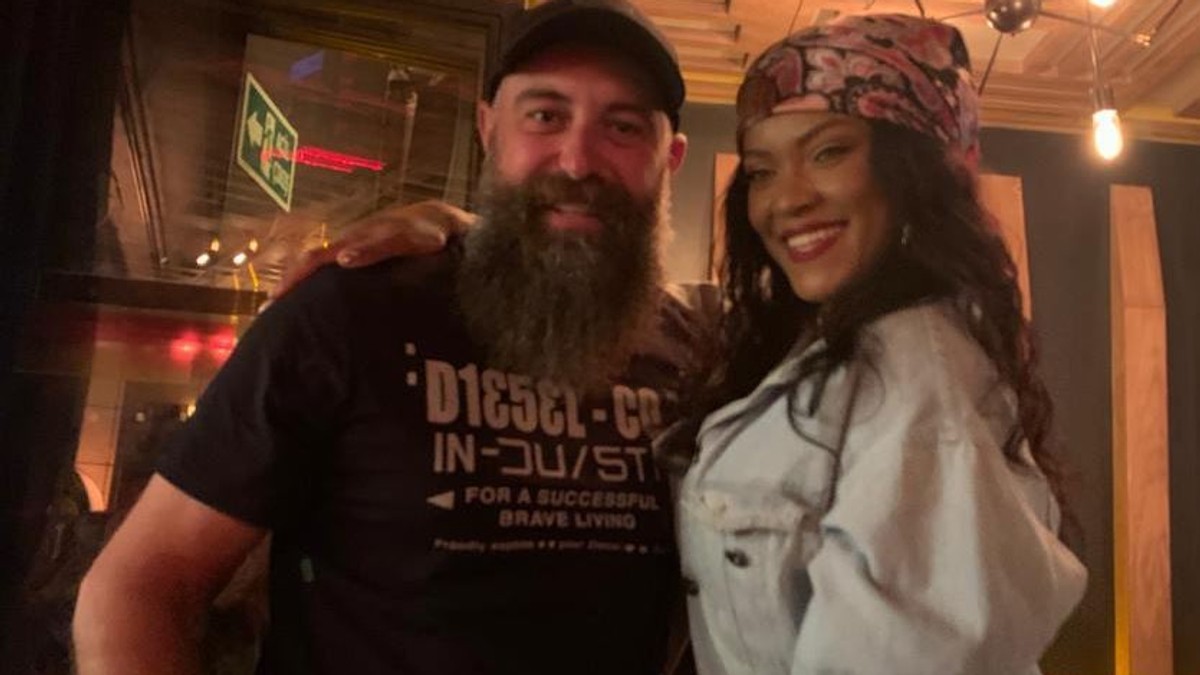 Rihanna și Andrei Iacob