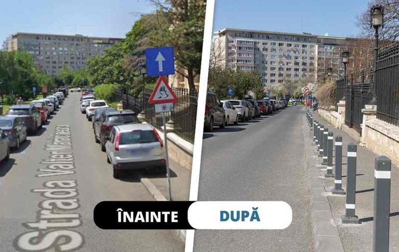 Ciprian Ciucu anunță că mai multe trotuare din centrul Bucureștiului au fost eliberate de mașini