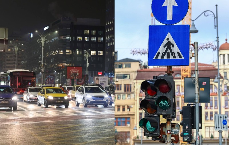 Aproape 600 de semafoare inteligente vor fi montate în intersecțiile din București. Cum vor funcționa. PMB: „Vor fluidiza traficul”