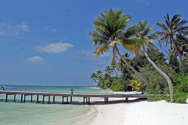 Peisajul perfect maldivian