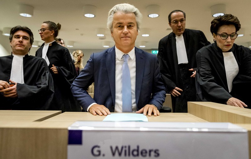 Politicianul olandez de extremă-dreapta, Geert Wilders, găsit vinovat de instigare la ură și discriminare