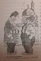 România - Turcia 1925 caricatură
