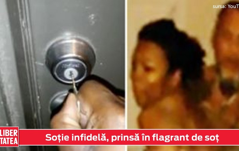 MOMENT JENANT| Soție infidelă, prinsă în flagrant (VIDEO)