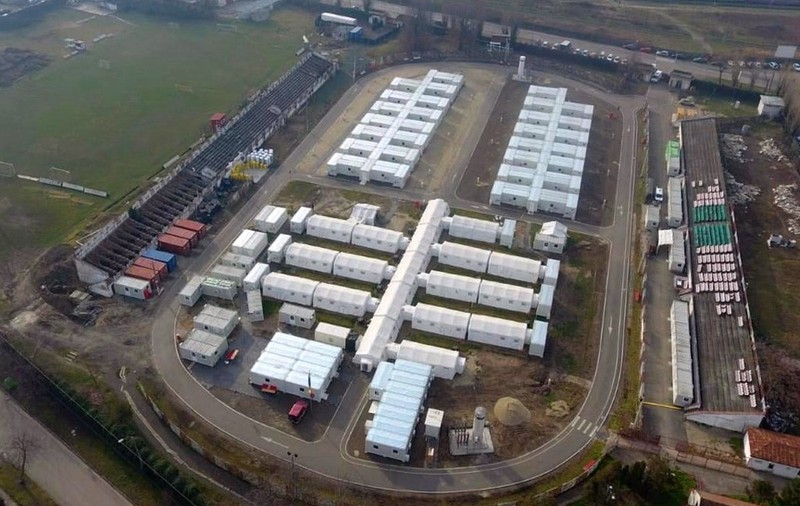 Spitalul modular de COVID-19 din Timişoara, redeschis după creşterea numărului de cazuri