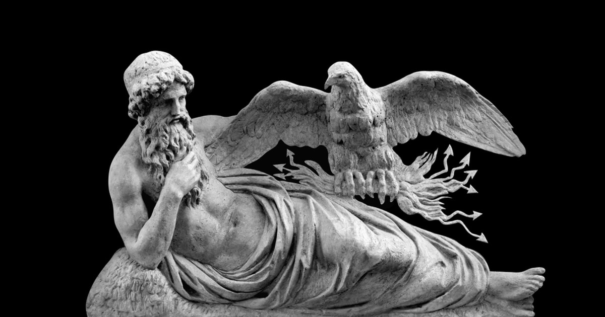 Cine a fost Zeus și ce importanță avea în mitologia greacă - Imagine cu o statuie care-l înfăţişează pe Zeus.