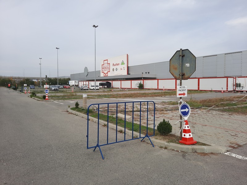 Centrul Medical construit în aprilie cu donații de Leroy-Merlin și Auchan