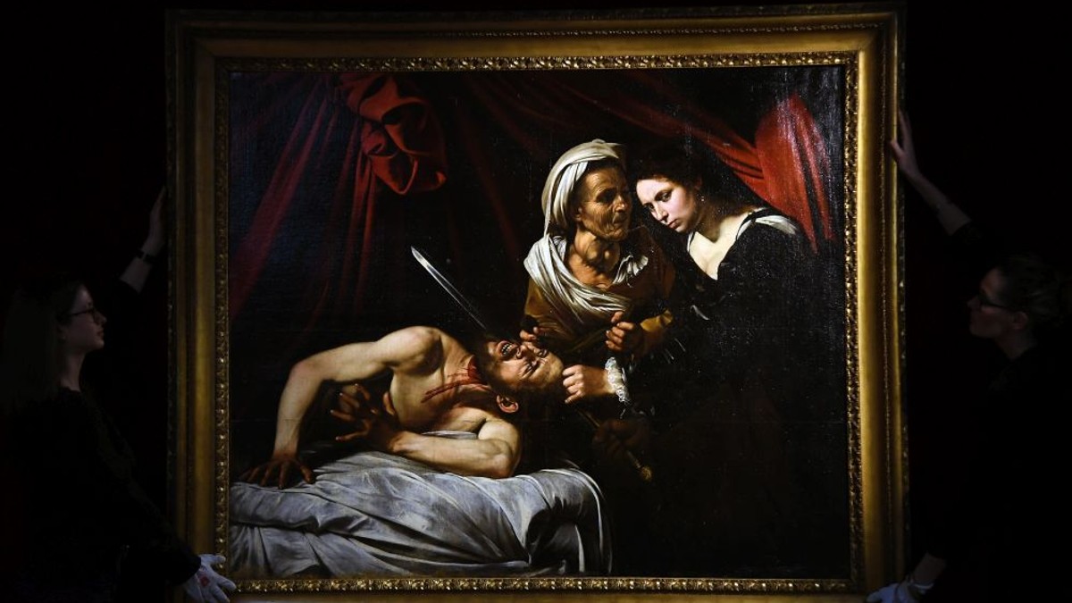 Un tablou pictat de Caravaggio, descoperit în podul unei ferme, a fost expus la Londra
